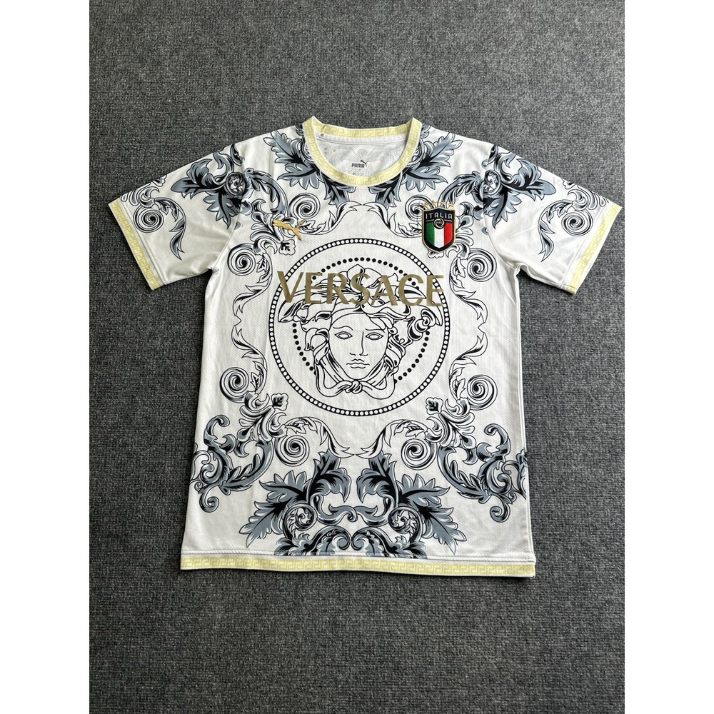 Men's Puma Italy National Team Special Edition Soccer Jersey White, Size M